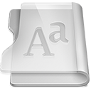 Aluminium Font Icon 128x128 png